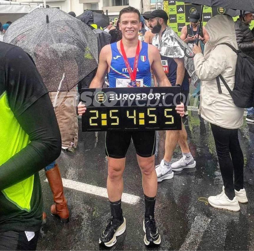  Umberto D’Agostino orgoglio casalese: 24° alla maratona di Malta, 1° tra gli italiani