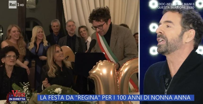 I 100 anni della vastese Anna Satriano protagonisti a "La vita in diretta"