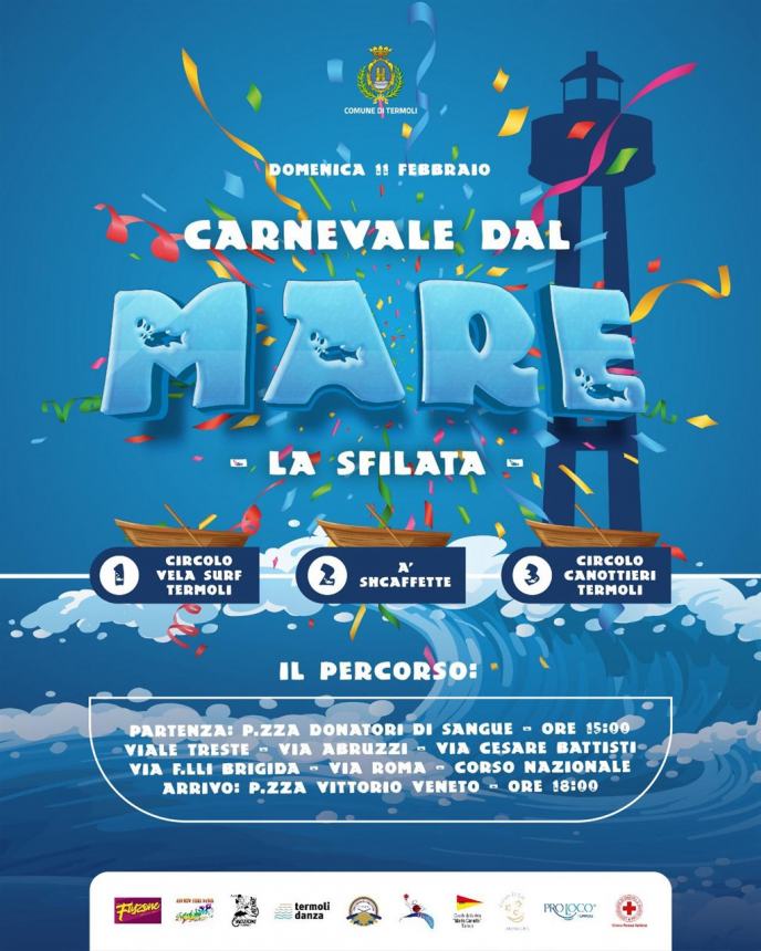 Il Carnevale a Termoli arriva dal mare