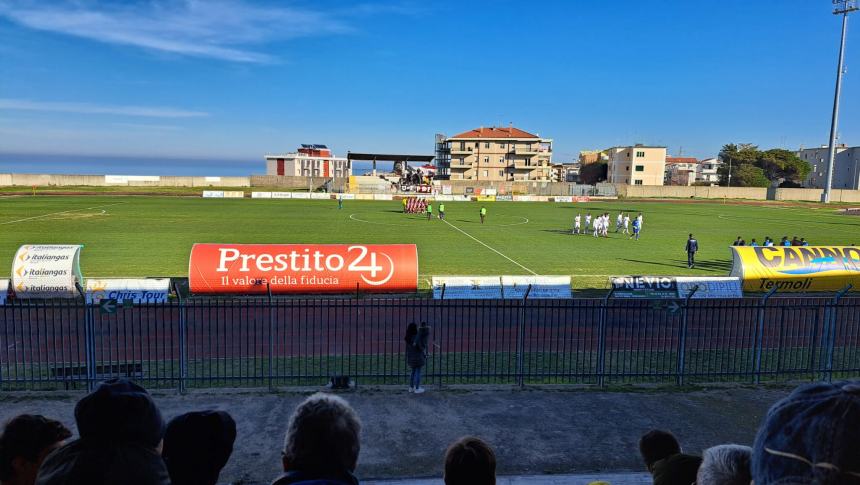 Termoli calcio batte l'Alma Juventus Fano