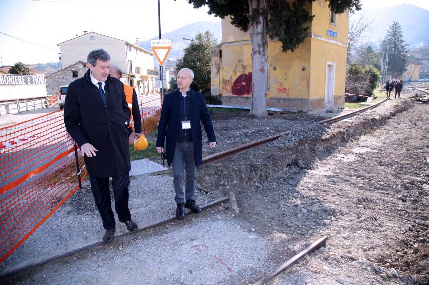 Tratta Archi-Villa Santa Maria: Marsilio in visita al cantiere Tua 