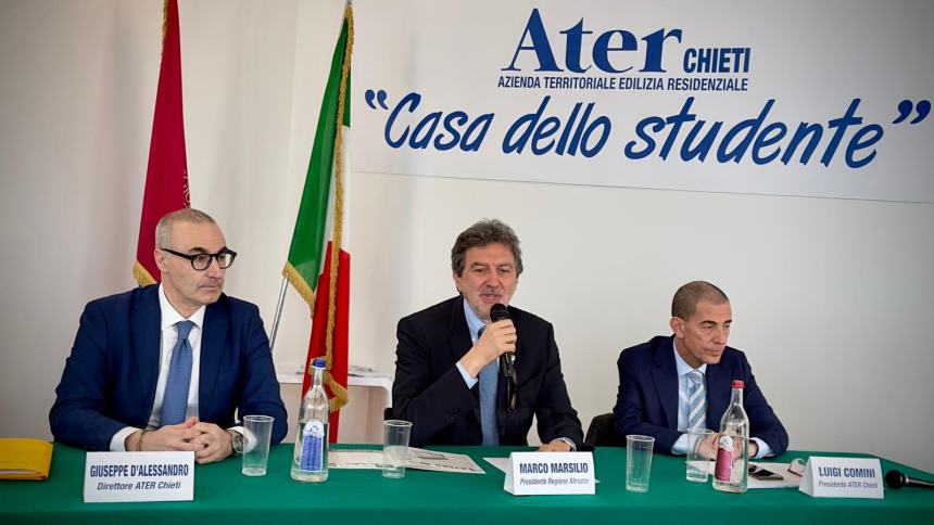 Edilizia universitaria: a Chieti inaugurata la Casa dello Studente 