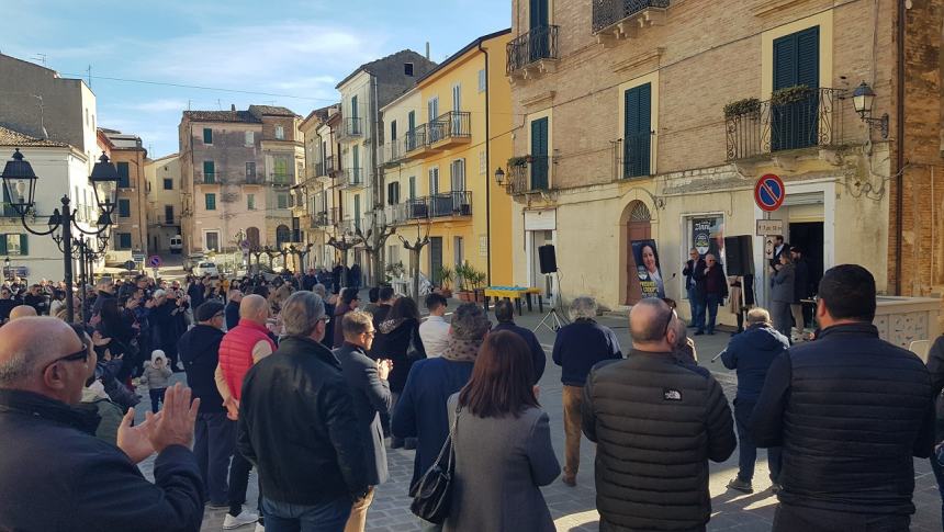 Carla Zinni inaugura  comitato a Pollutri: ”Non dimentico dove sono cresciuta”