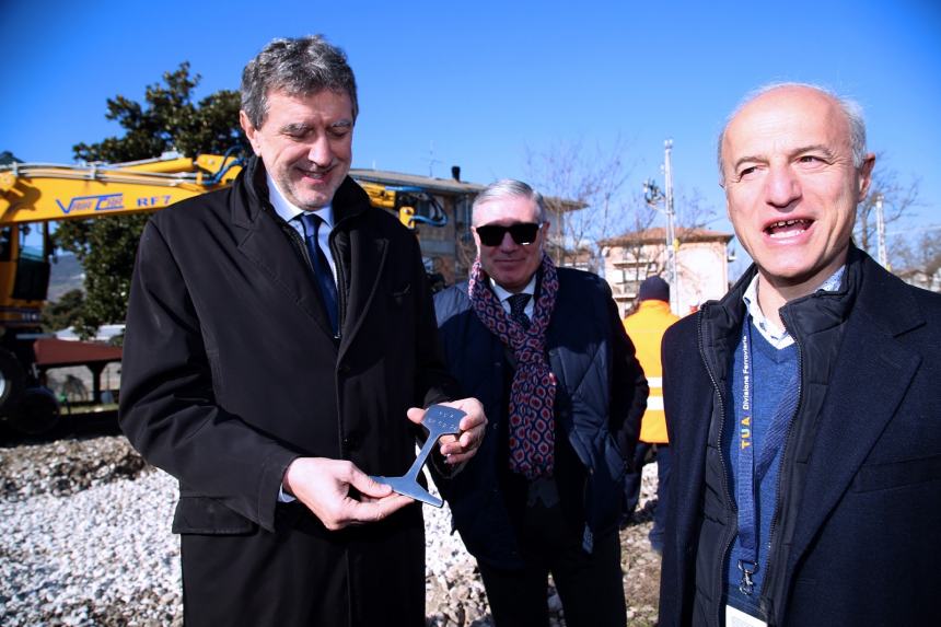 Tratta Archi-Villa Santa Maria: Marsilio in visita al cantiere Tua 