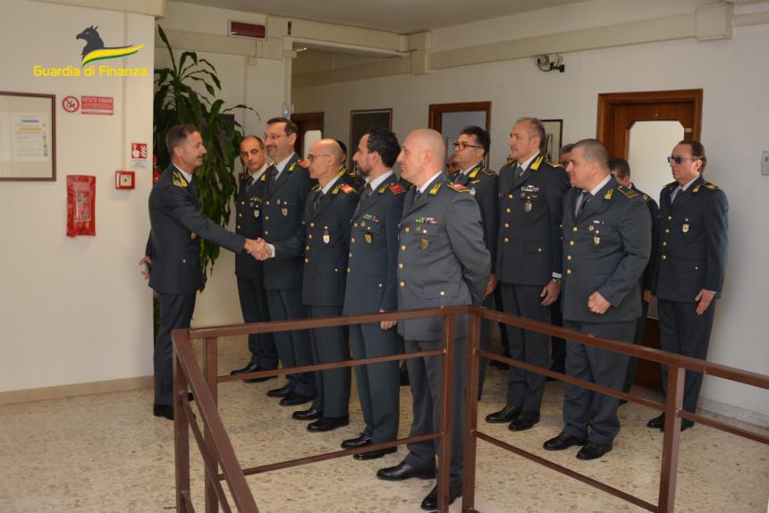Il Comandante regionale della Guardia di finanza in visita a Popoli
