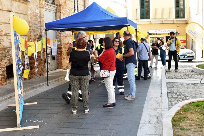 A Casalbordino “Io non rischio”: lo stand per le buone pratiche di protezione civile