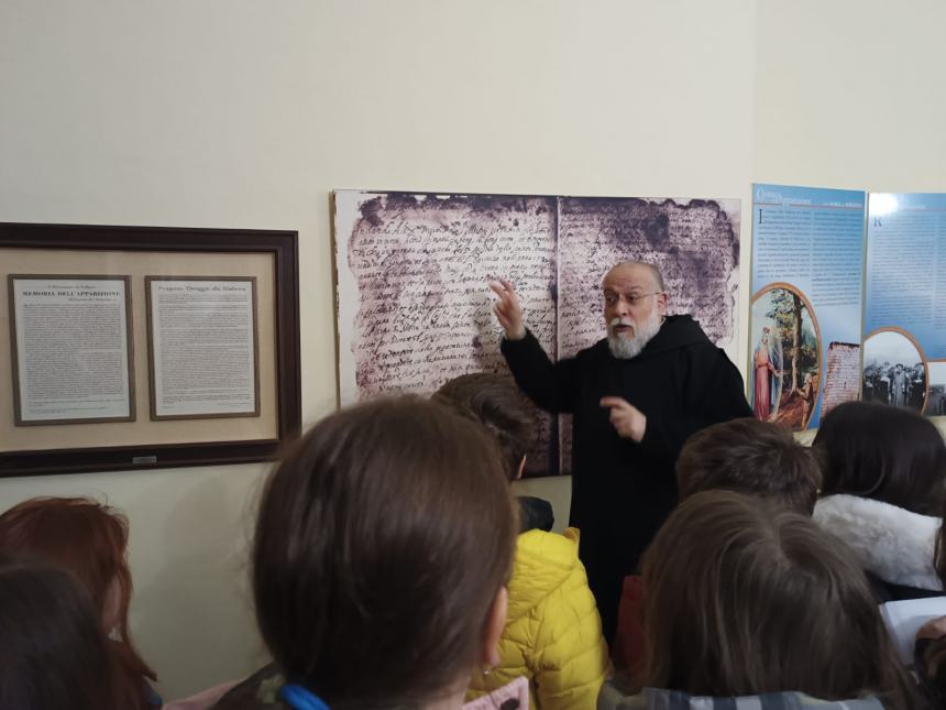 Studenti della Spataro alla scoperta del Santuario della Madonna dei Miracoli