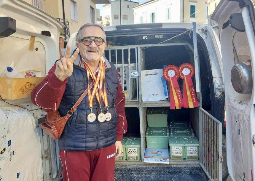 Titoli nel Mondiale di ornitologia  per il casalese Angelo Malizia: “Sono felicissimo”