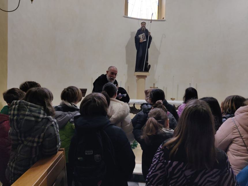 Studenti della Spataro alla scoperta del Santuario della Madonna dei Miracoli