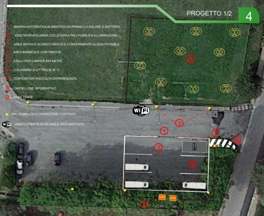 A Scerni finanziato il progetto per la prima area dedicata alla sosta di camper