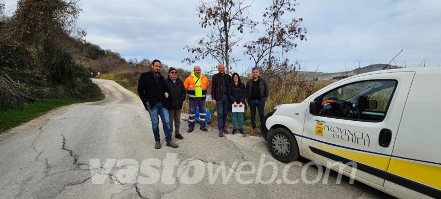 Frane sulla Sp 187 Trignina a Palmoli e Lentella, al via i lavori per 550mila euro