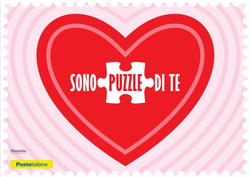 San Valentino: nell’ufficio postale di via Giulio Cesare 2 cartoline “puzzle” per gli innamorati