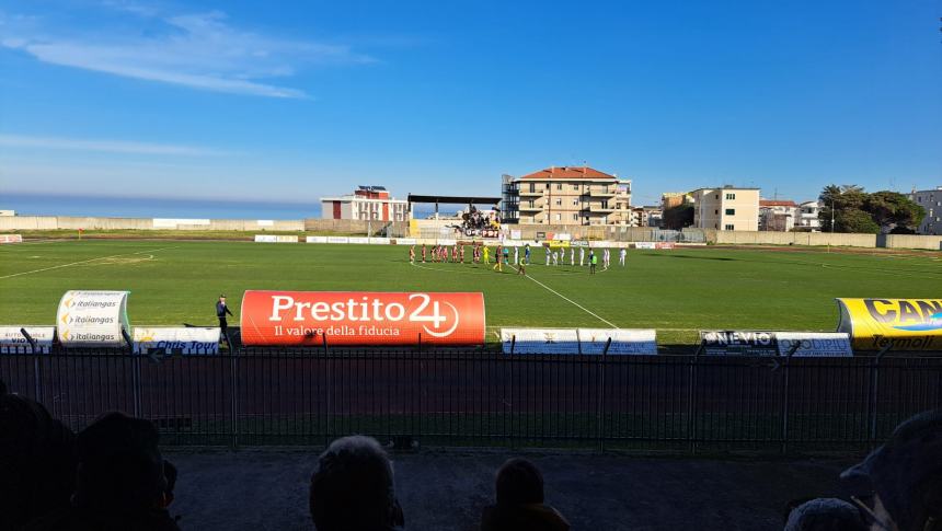 Termoli calcio batte l'Alma Juventus Fano