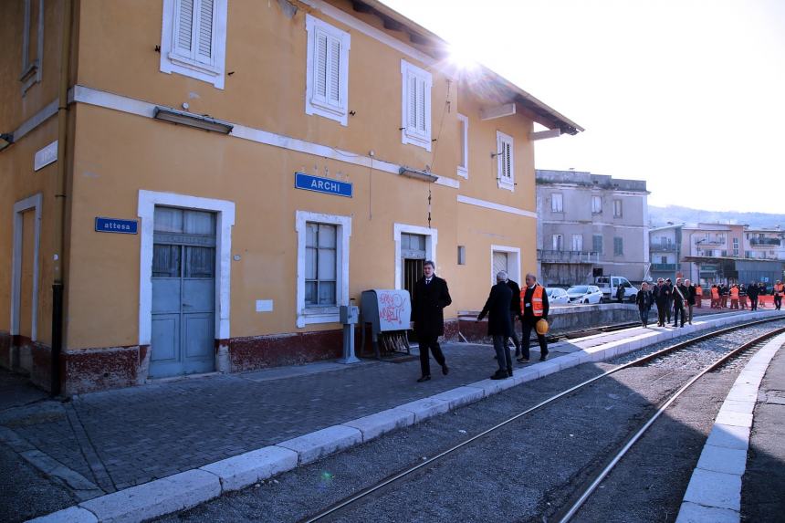 Tratta Archi-Villa Santa Maria: Marsilio in visita al cantiere Tua 