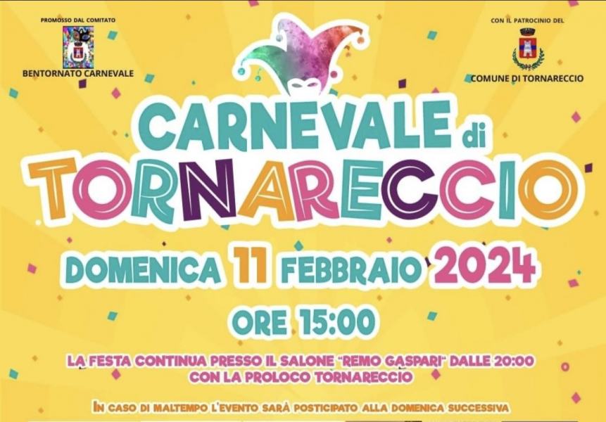 Carri, maschere e costumi: tutto pronto per il carnevale di Tornareccio