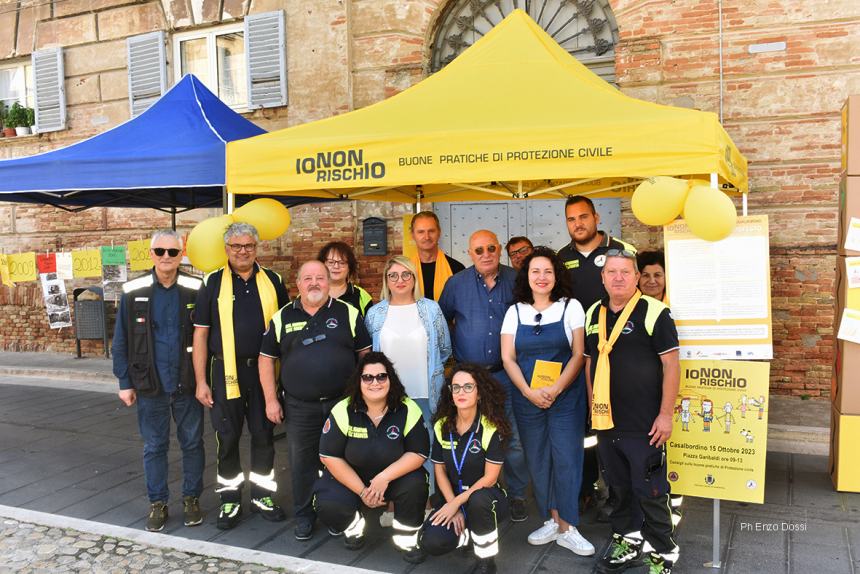 A Casalbordino “Io non rischio”: lo stand per le buone pratiche di protezione civile