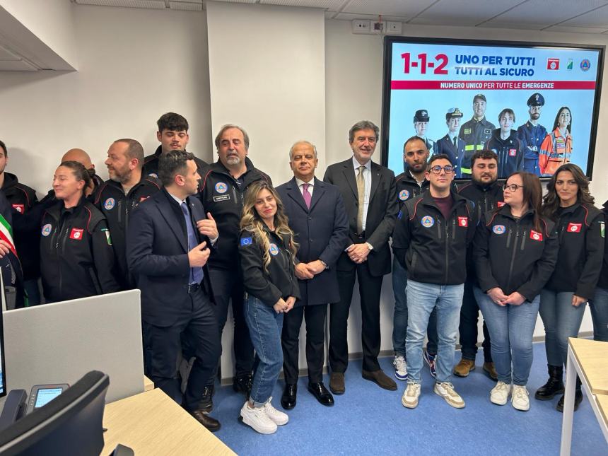 Numero unico di emergenza 112: inaugurata la centrale di risposta d'Abruzzo