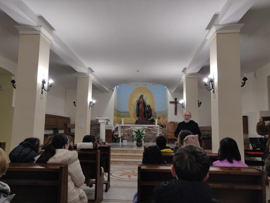 Studenti della Spataro alla scoperta del Santuario della Madonna dei Miracoli