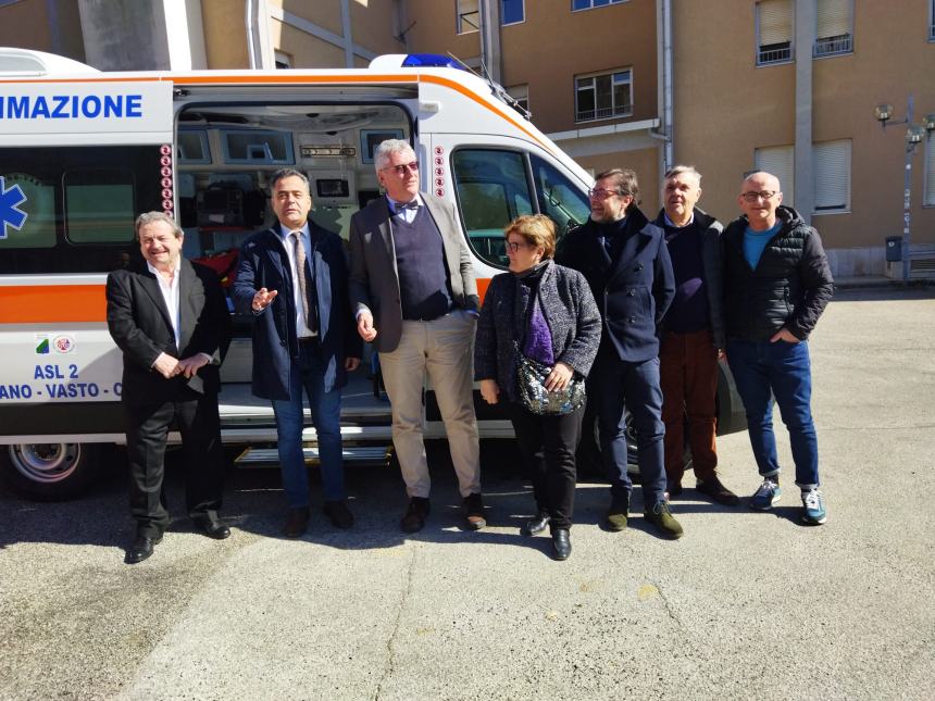 Soccorso avanzato: nuova ambulanza alla Centrale 118 di Guardiagrele