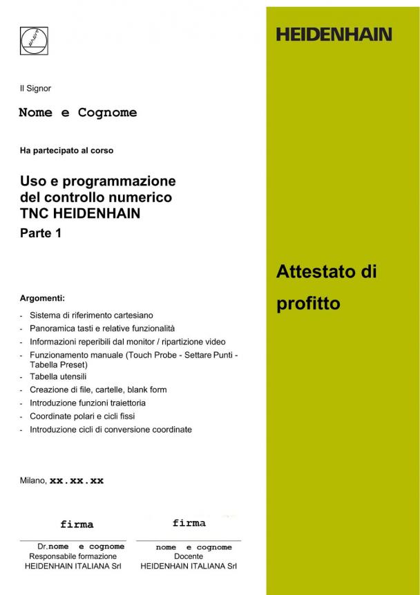 «Cercasi programmatore macchina Cnc»