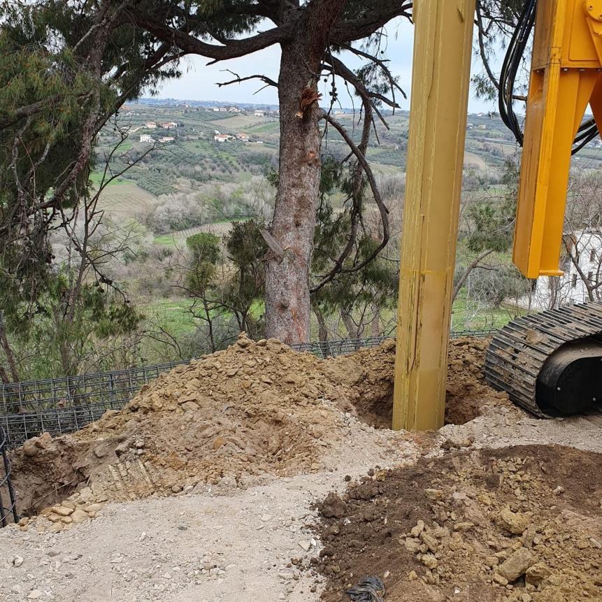 Al via i lavori per la sistemazione della frana sulla Sp130 a Torino di Sangro