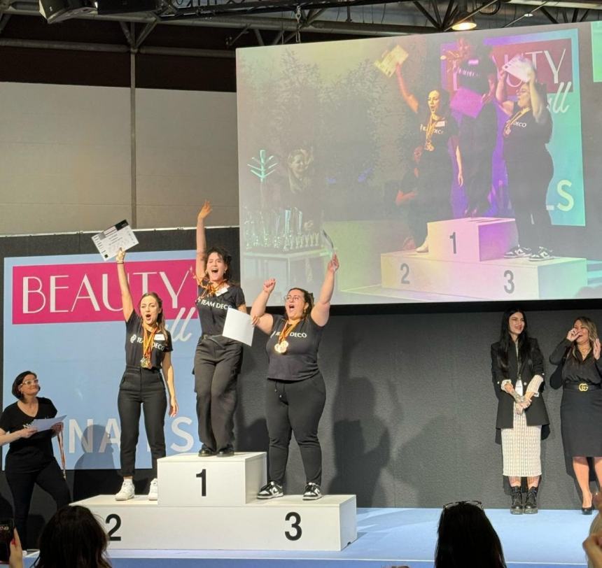 Nailympia Germany: l’abruzzese Melissa Monaco trionfa nel concorso per unghie