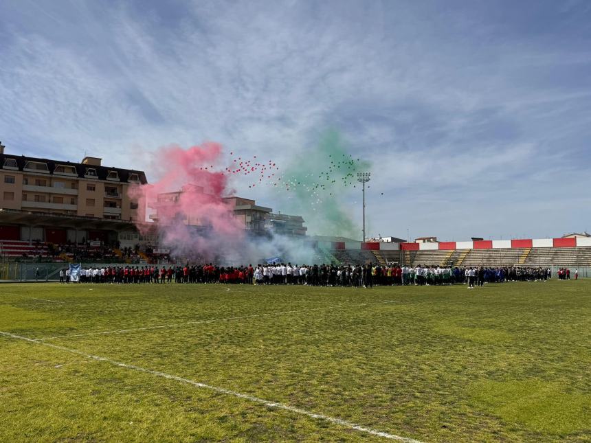 Duemila giovani atleti allo Stadio Aragona per l'Abruzzo Cup 