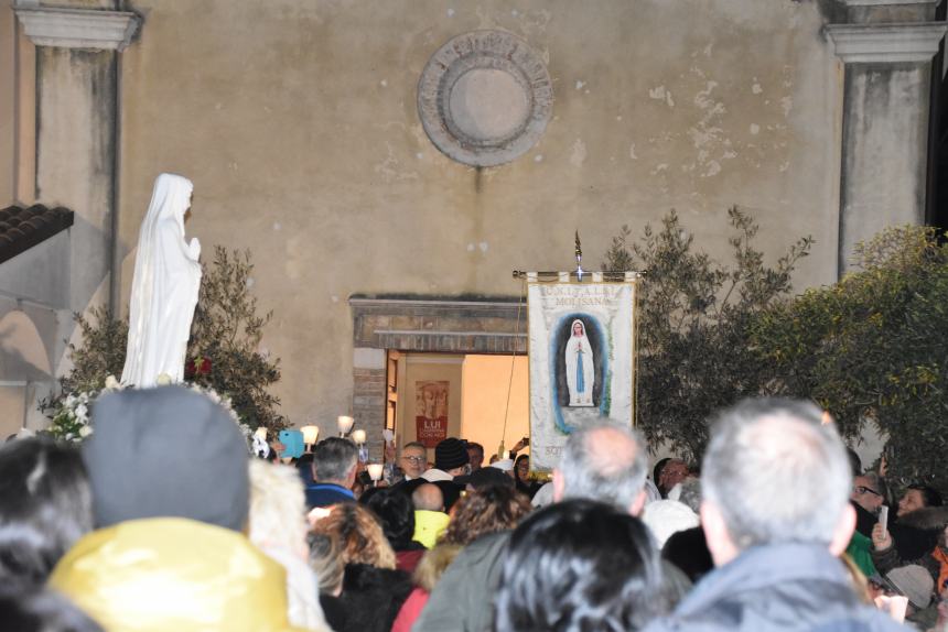 L'arrivo della statua della Madonna di Lourdes a Termoli