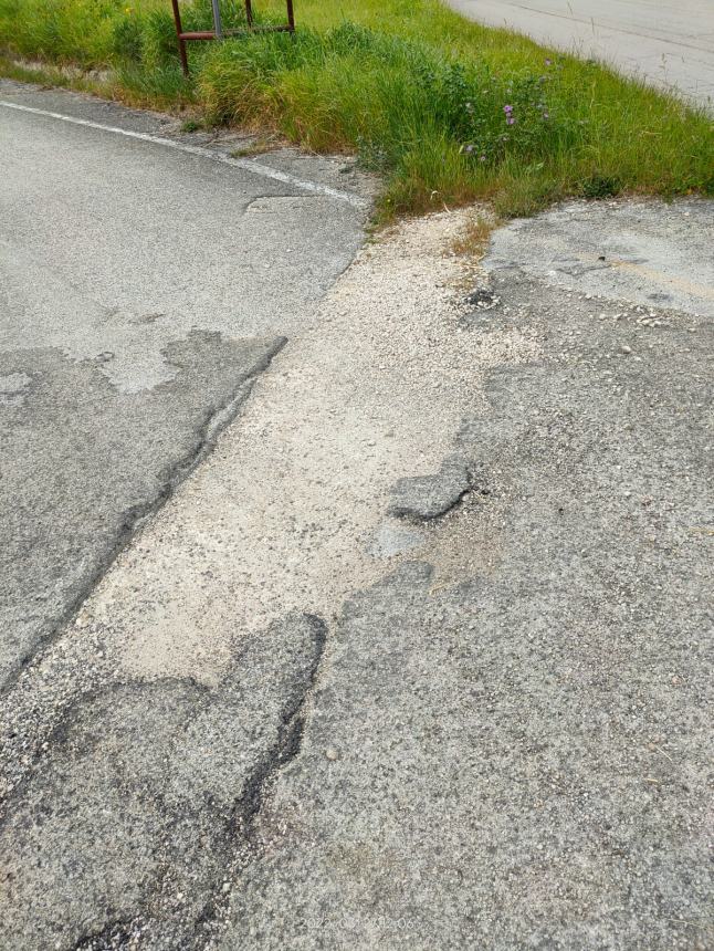 Lavoratori protestano in Val Sinello: “Strade colabrodo, rischiamo la vita ogni giorno”