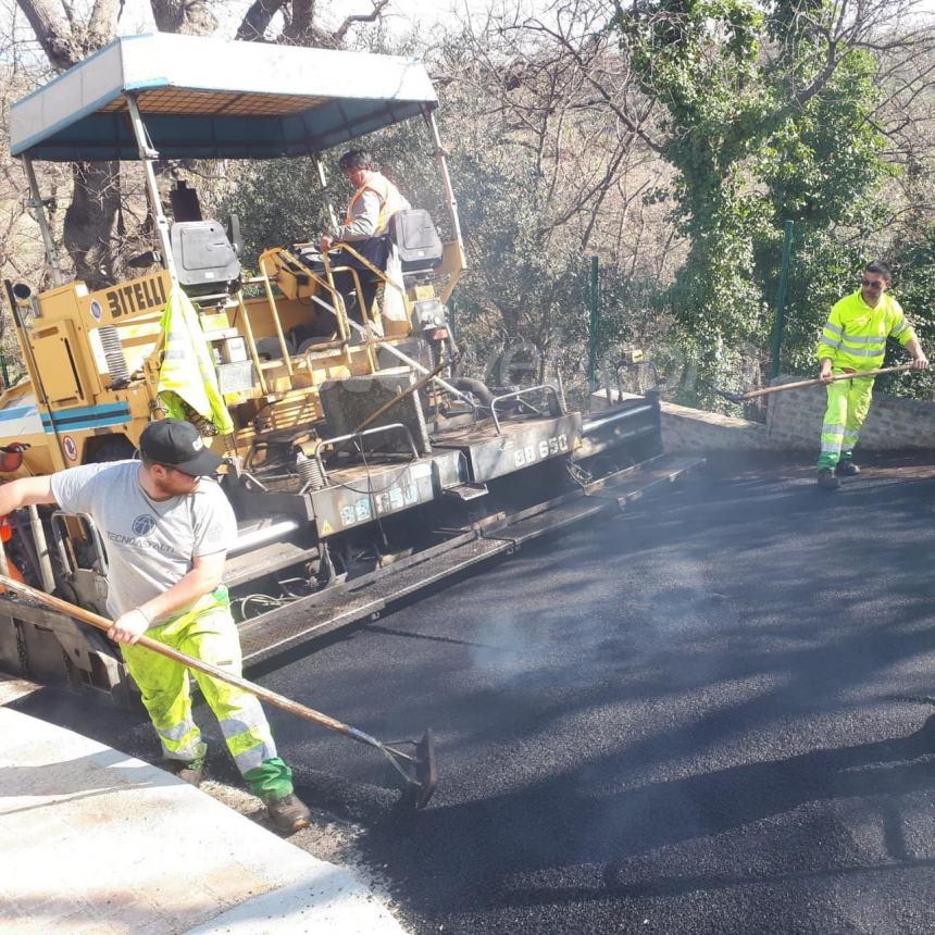 Quasi ultimati i lavori in via Abbazia a Torino di Sangro: “Miglioramenti per i cittadini”