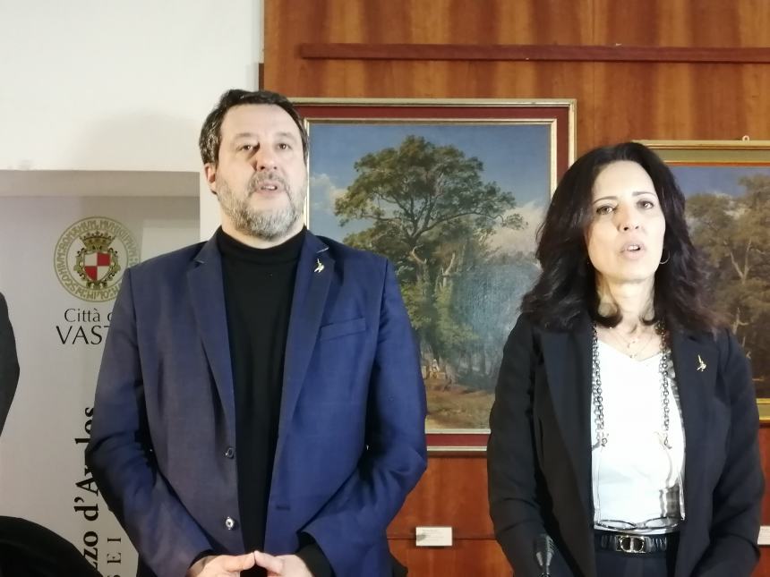 Salvini a Vasto: “Valuteremo le richieste dei sindaci su strade statali e provinciali”