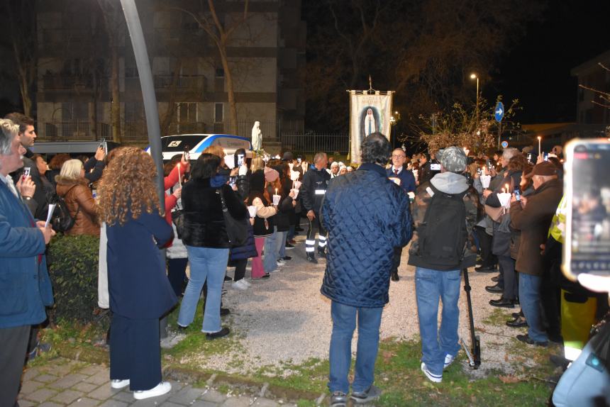 L'arrivo della statua della Madonna di Lourdes a Termoli