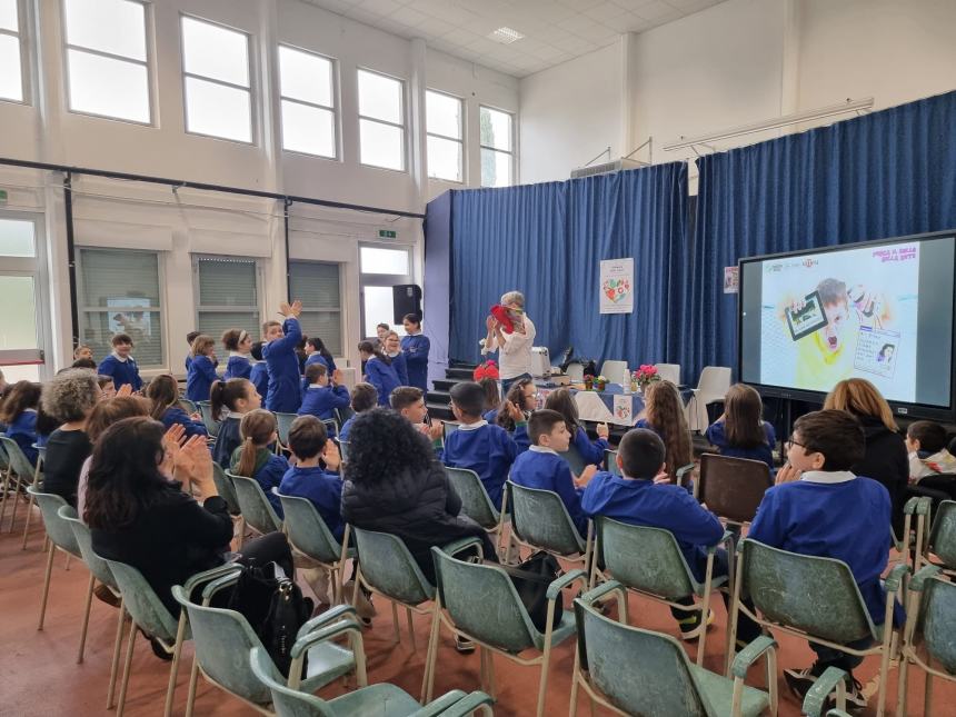 Diego Mecenero incontra gli studenti della scuola primaria “F. Jovine”