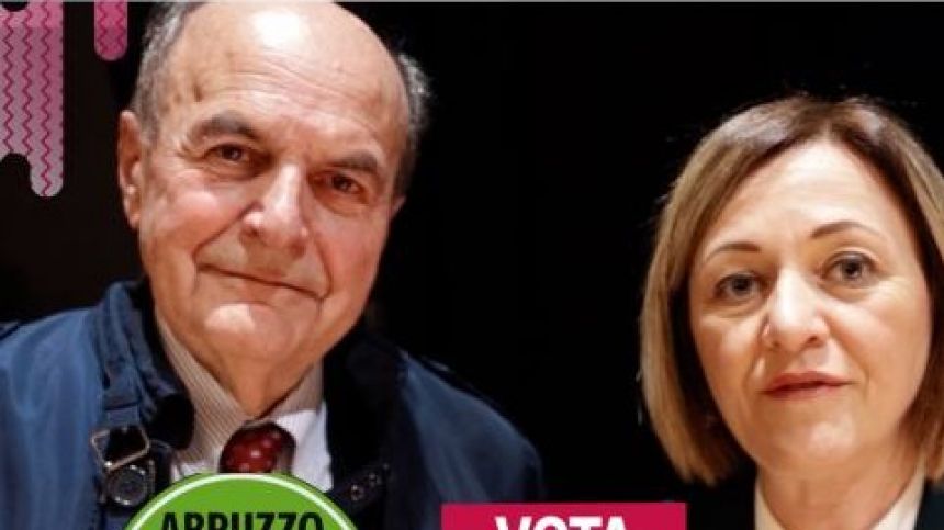 Pierluigi Bersani per Paola Cianci: "Persona competente, testa e cuore nelle battaglie che fa"