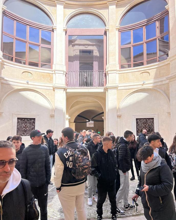 Studenti del Palizzi alla sede aquilana del Maxxi di Roma