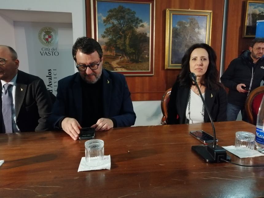 Salvini a Vasto: “Valuteremo le richieste dei sindaci su strade statali e provinciali”