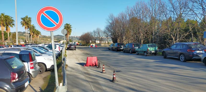 Stazione Vasto-San Salvo: "Cantiere occupa molti posti auto, e le multe aumentano"