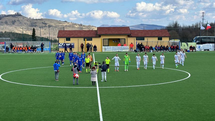 Punticino strappato a Vastogirardi, da tre gare manca la vittoria in casa giallorossa