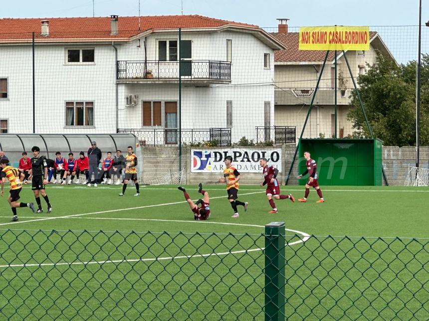 Per il Casalbordino tante occasioni ma solo un punto: 1-1 con lo Spoltore