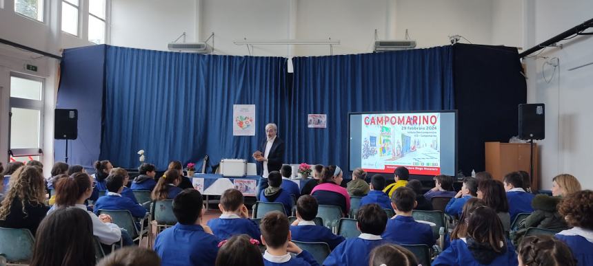 Diego Mecenero incontra gli studenti della scuola primaria “F. Jovine”