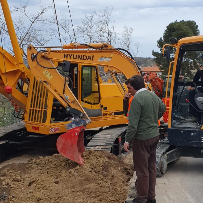 Al via i lavori per la sistemazione della frana sulla Sp130 a Torino di Sangro