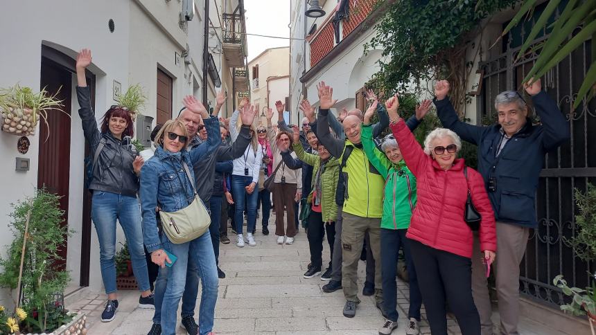 Turisti del Trentino in visita a Termoli