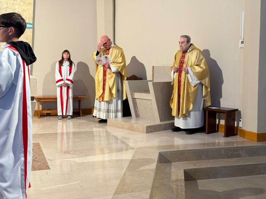 La benedizione di Papa Francesco per la riapertura della chiesa di San Rocco