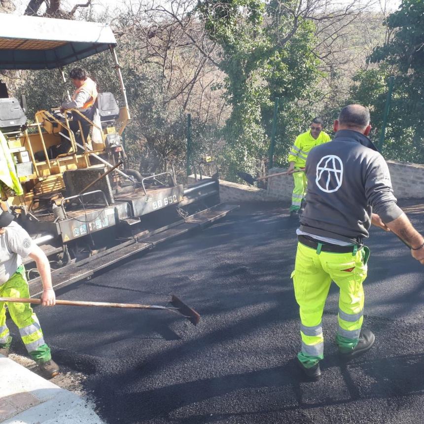 Quasi ultimati i lavori in via Abbazia a Torino di Sangro: “Miglioramenti per i cittadini”