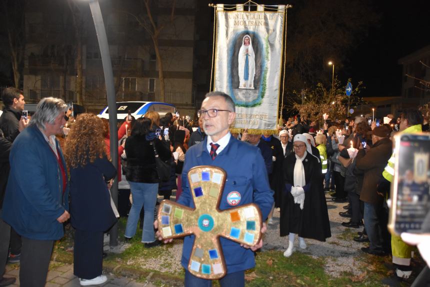 L'arrivo della statua della Madonna di Lourdes a Termoli