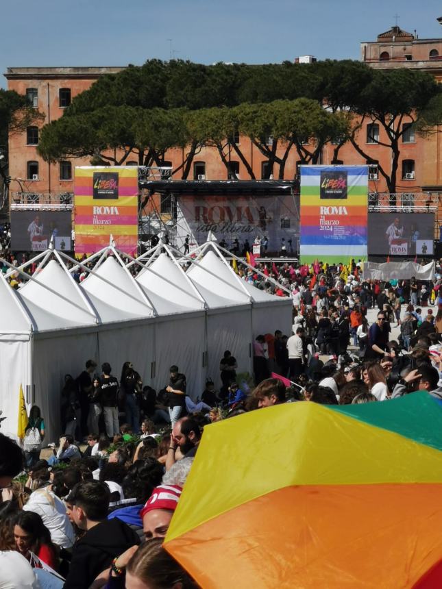 Oltre 200 studenti vastesi al corteo di Libera a Roma contro le mafie