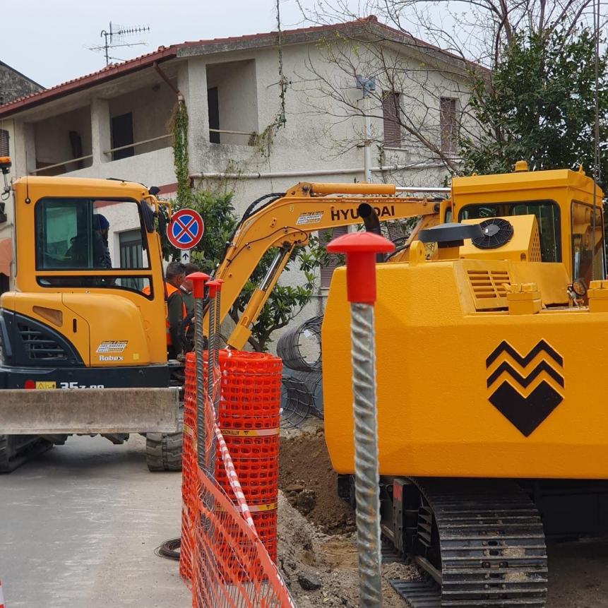 Al via i lavori per la sistemazione della frana sulla Sp130 a Torino di Sangro