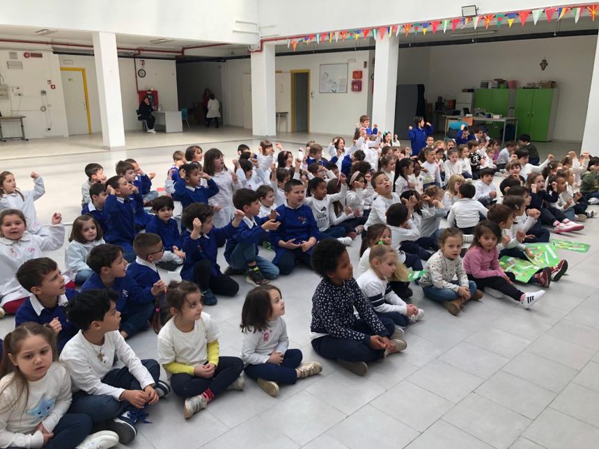 A Vasto nella scuola Spataro riflessioni sulla Pace e sulla Pasqua con canti e poesie