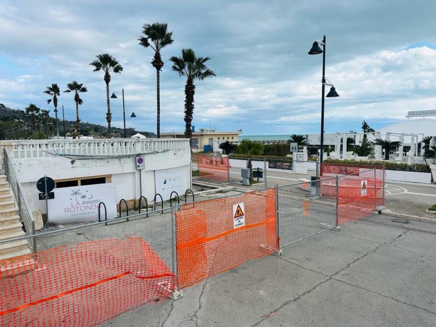 Al via i lavori di riqualificazione de “La Rotonda”  di Vasto Marina 