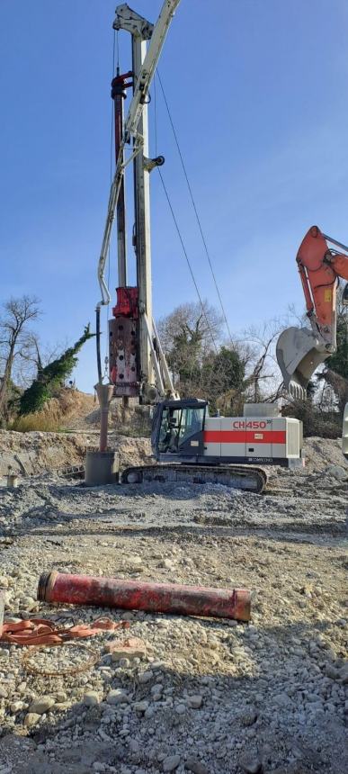 Procedono i lavori per la realizzazione del nuovo ponte Guastacconcio